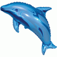 Dolphin Ocean Under the Sea Party Supershape Balloon